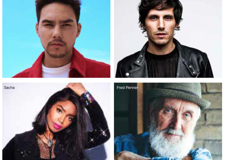 Singers from UnSilent night