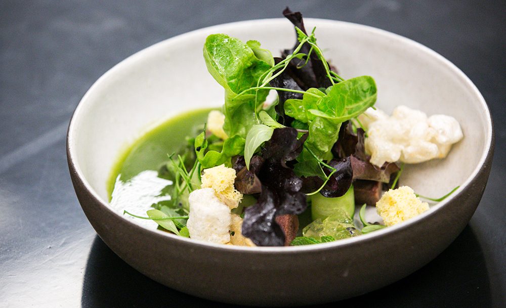 Photo of a salad in a bowl