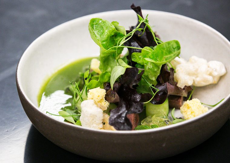 Photo of a salad in a bowl