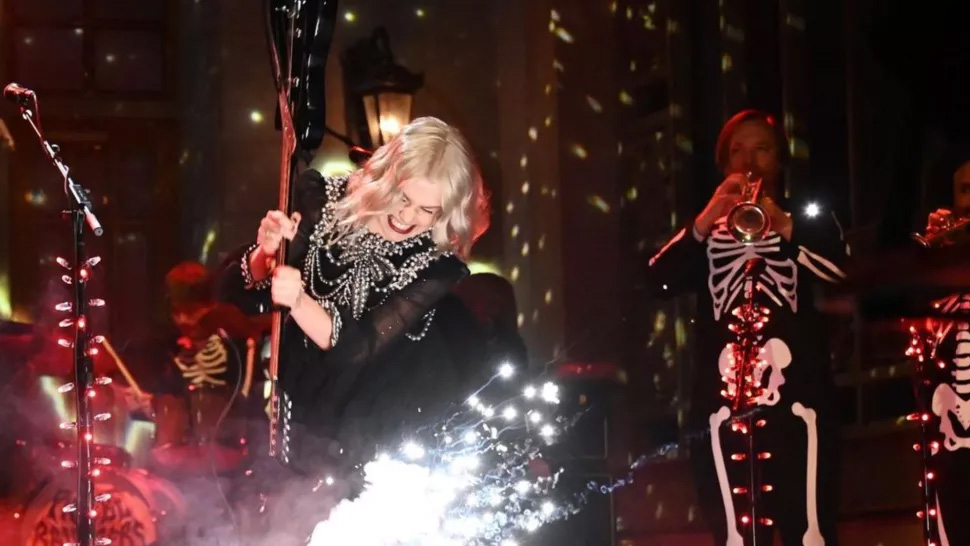 Phoebe Bridgers performing