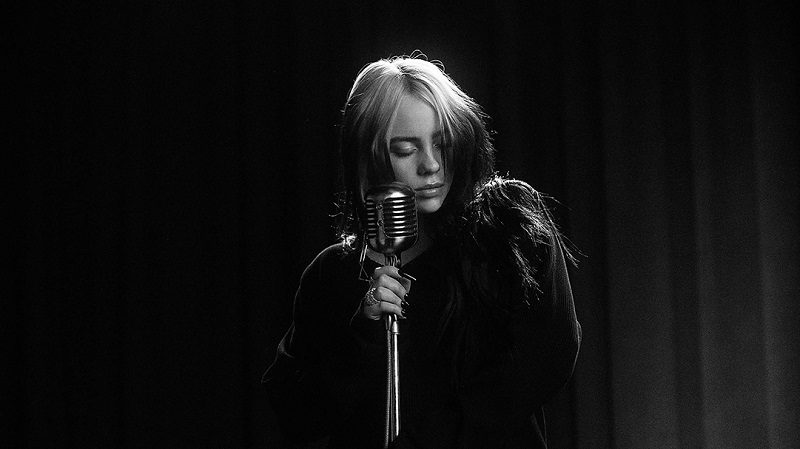 Billie Eilish performing