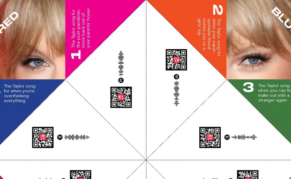 Screenshot of the cootie catcher