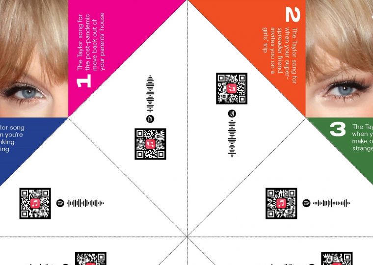 Screenshot of the cootie catcher