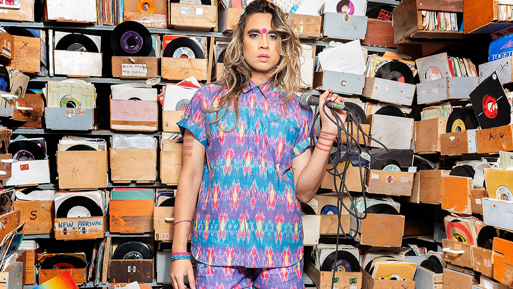 Vivek Shraya posing