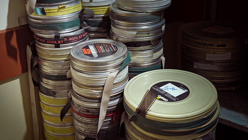 Stacks of reels