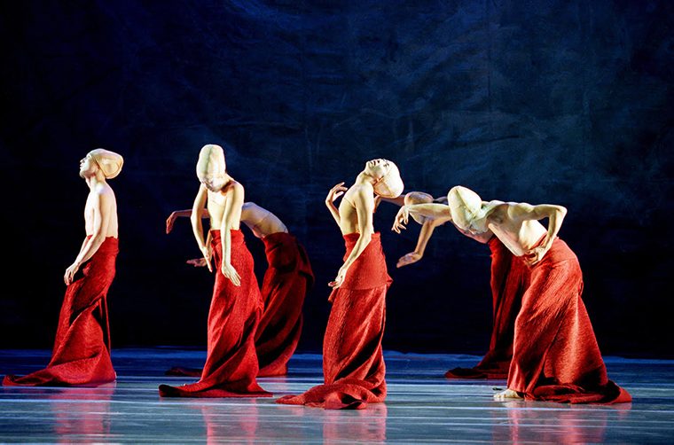 Dancers performing on stage