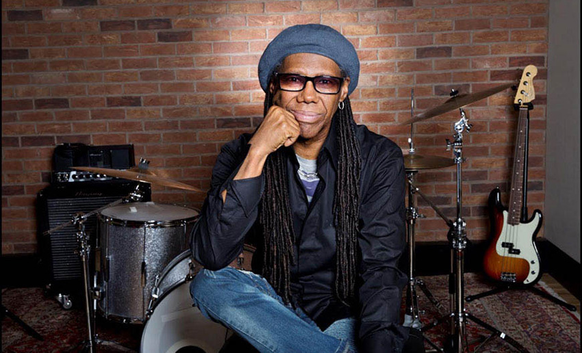 Nile Rodgers posing