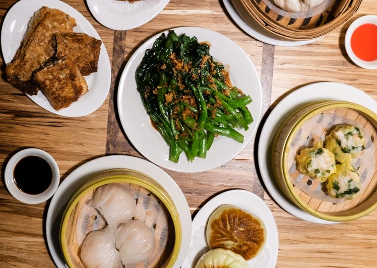 Little Bird Dim Sum food spread