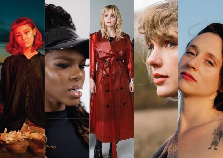 Collage of artists from albums featured in playlist