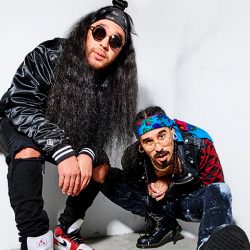 Snotty Nose Rez Kids (SNRK) posing