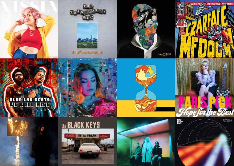 Collage of album covers