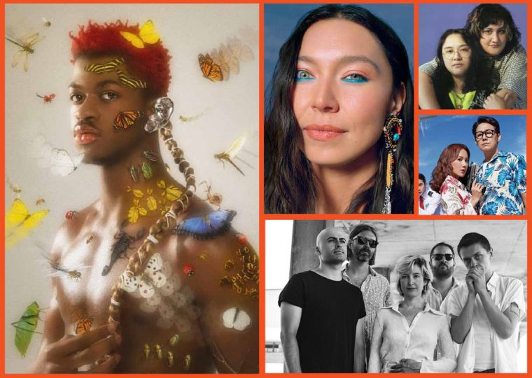 Collage of artists from The Shortlist