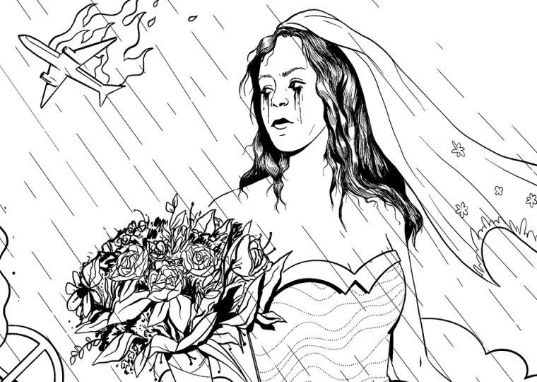 Drawing of Alanis Morisette