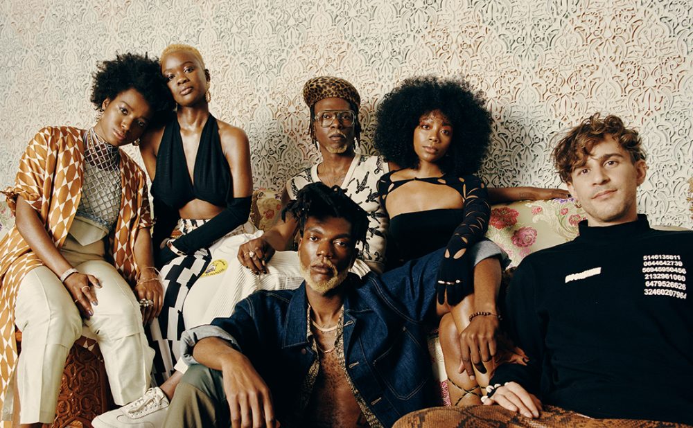 Moonshine bandmates posing