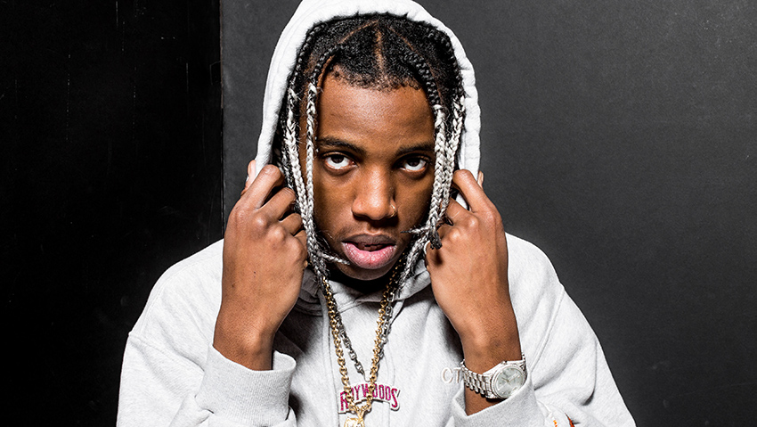 Roy Woods posing with hoodie