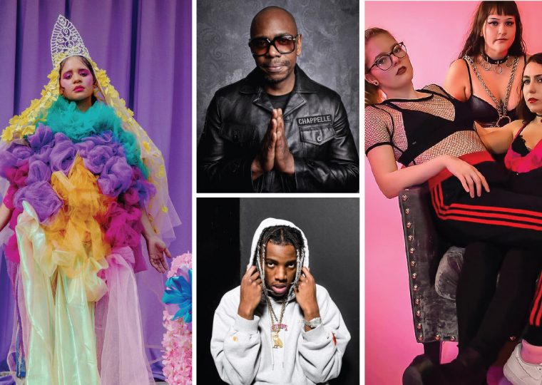 Collage of people from the events of this shortlist