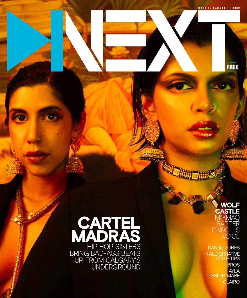 Cover of NEXT Magazine August 2021 featuring Cartel Madras