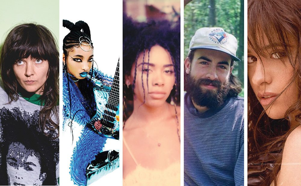 Collage of artists from playlist