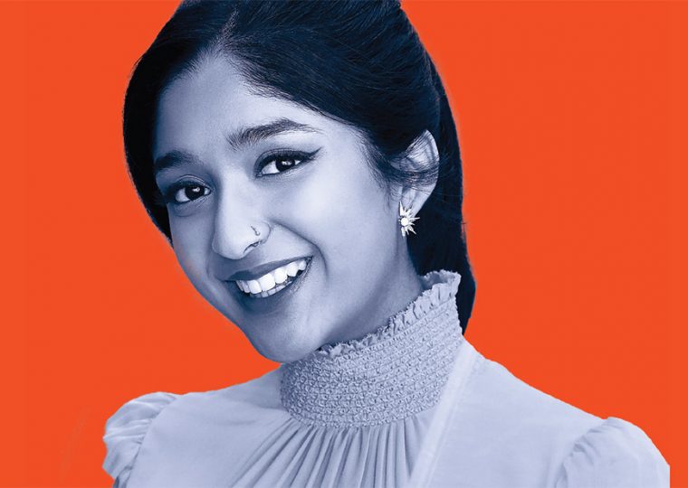 Maitreyi Ramakrishnan posing