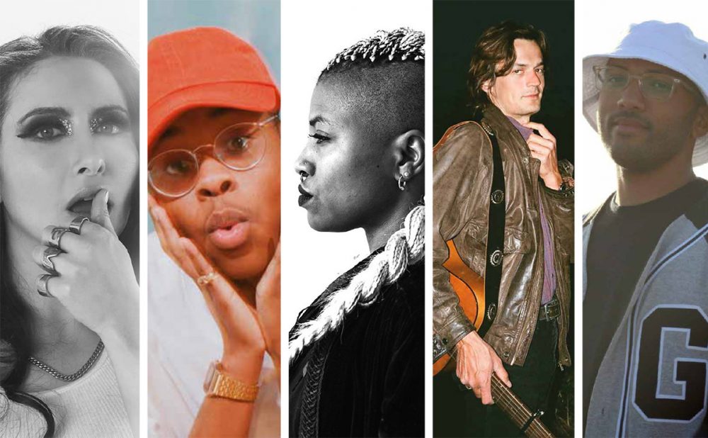 Composited photo of Kayla Diamond, Kalisway, Sate, Calvin Love, and Space Ghost