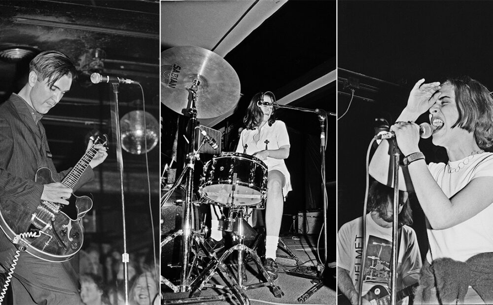 Black and white photos Big Sugar, Neko Case and Placebo (Feist).