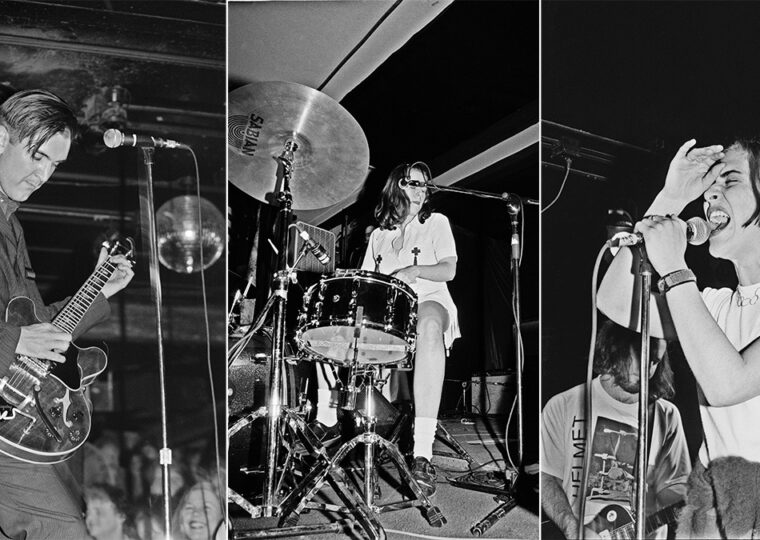 Black and white photos Big Sugar, Neko Case and Placebo (Feist).