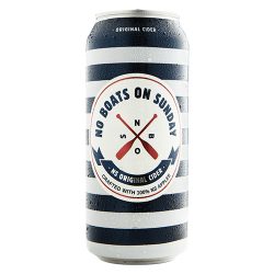 Can of No Boats on Sunday's Original Hopped cider.