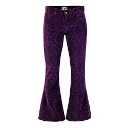 Madcap England Purple Paisley Bellbottoms