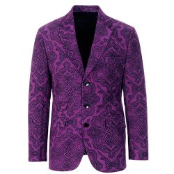 Madcap England Purple Paisley Blazer