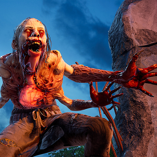 A still from the video game Back 4 Blood of a four-armed creature.