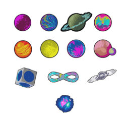 COLDPLAY MUSIC OF THE SPHERES PATCHES