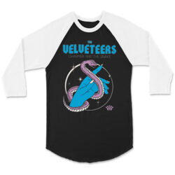 THE VELVETEERS CHARMER AND THE SNAKE BASEBALL TEE
