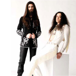 Crown Lands posing against a white backdrop