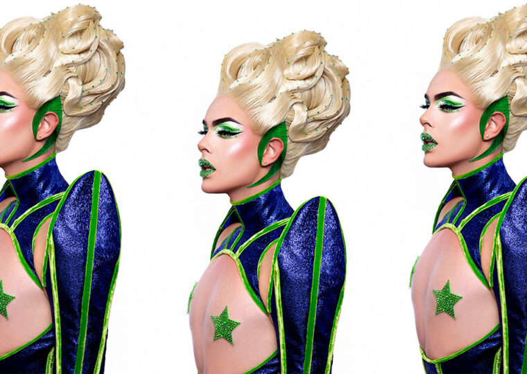 Composite photo of Gia Metric from Drag Race.