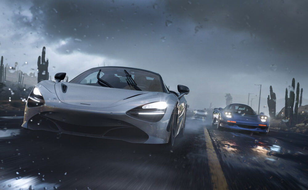 A still from the Forza Horizon 5 video game.