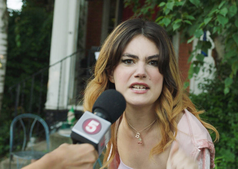 A scene from the film 