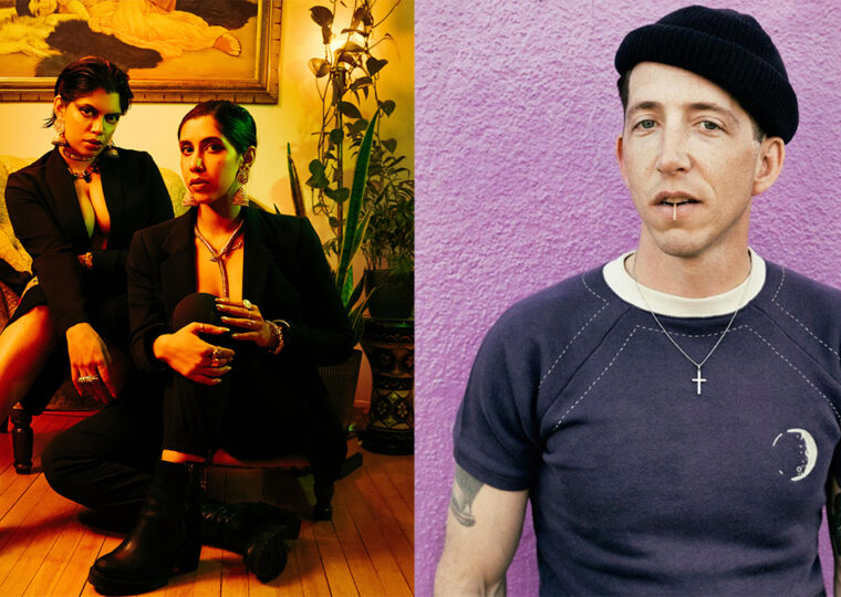 Cartel Madras and Backxwash photos side by side.