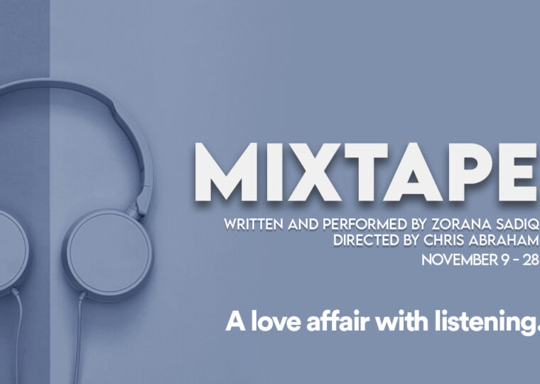 Contest banner for Crow's Theatre MIXTAPE contest.