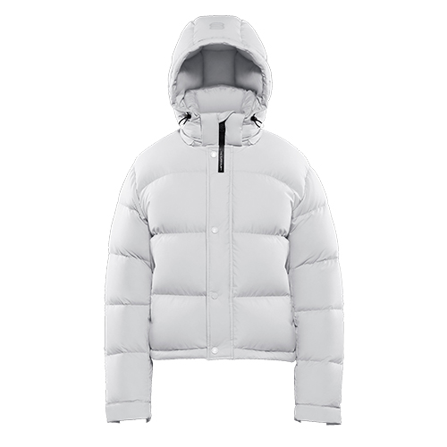 Aritzia's white Super Puff coat.