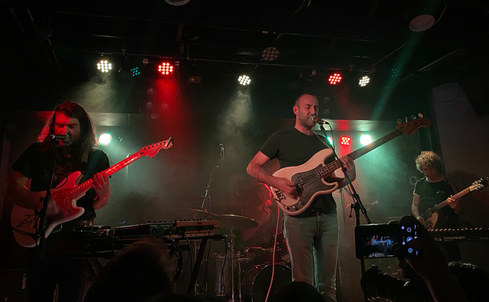Preoccupations performing live on stage at Commonwealth in Calgary.