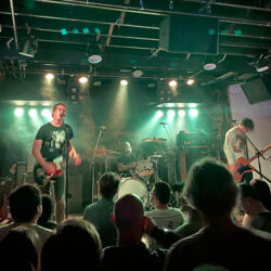 METZ performing live on stage at Commonwealth in Calgary.