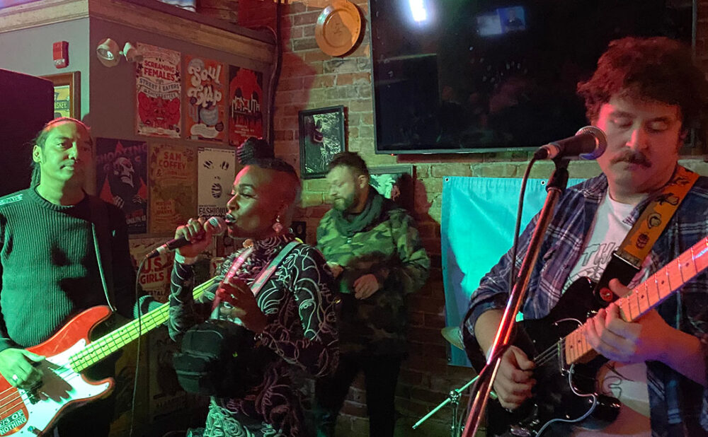 Sargent X Comrade playing at steakhouse